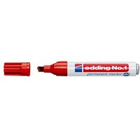 edding No. 1 Permanentmarker rot 1,0 - 5,0 mm, 10 St. von Edding