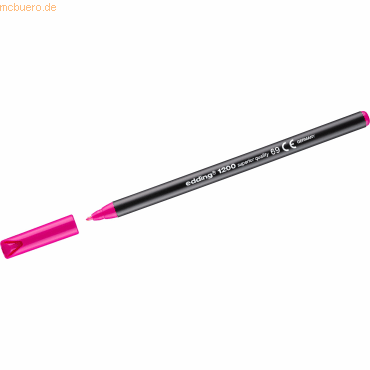 10 x Edding Fasermaler edding 1200 colourpen 1mm neonrosa 10 x Edding Fasermaler edding 1200 colourpen 1mm neonrosa von Edding