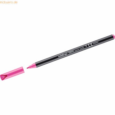 10 x Edding Fasermaler edding 1200 colourpen 1mm rosa von Edding