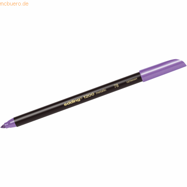 10 x Edding Fasermaler edding 1200 colourpen 1mm violett-metallic von Edding