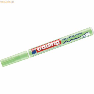 10 x Edding Glanzlack-Marker edding 751 1-2mm pastellgrün 10 x Edding Glanzlack-Marker edding 751 1-2mm pastellgrün von Edding