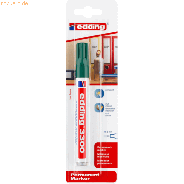 10 x Edding Permanentmarker edding 3000 nachfüllbar 1,5-3mm grün 10 x Edding Permanentmarker edding 3000 nachfüllbar 1,5-3mm grün von Edding