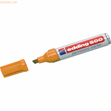 10 x Edding Permanentmarker edding 500 Orange 10 x Edding Permanentmarker edding 500 Orange von Edding