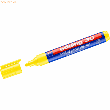 10 x Edding Pigmentmarker edding 30 brilliant paper marker 1,5-3mm gel von Edding