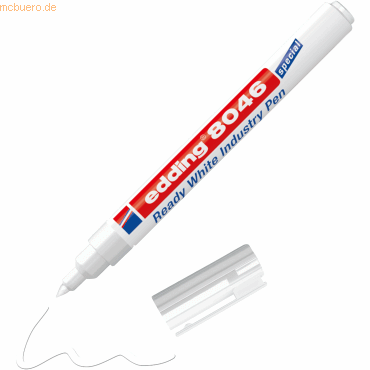 10 x edding Industriemarker 4-8046049 weiß 10 x edding Industriemarker 4-8046049 weiß von Edding