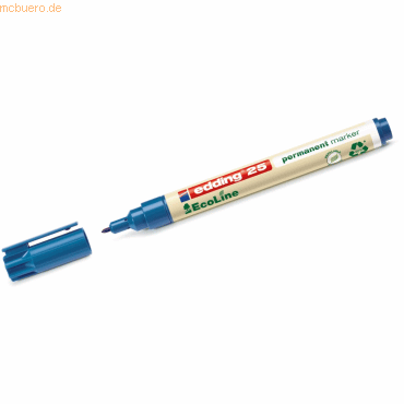 edding Permanentmarker edding 25 EcoLine blau edding Permanentmarker edding 25 EcoLine blau von Edding