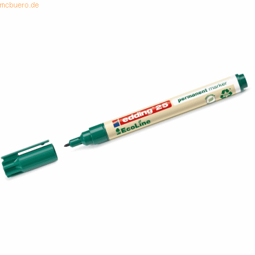 10 x edding Permanentmarker edding 25 EcoLine grün 10 x edding Permanentmarker edding 25 EcoLine grün von Edding