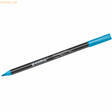 10 x edding Porzellan-Pinselstift edding 4200 1-4mm hellblau von Edding