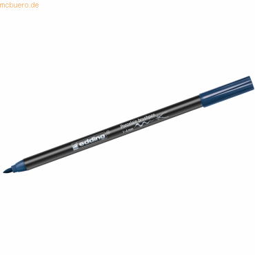 10 x edding Porzellan-Pinselstift edding 4200 1-4mm stahlblau von Edding
