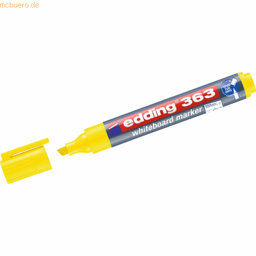 10 x edding Whiteboardmarker edding 363 nachfüllbar 1-5mm gelb 10 x edding Whiteboardmarker edding 363 nachfüllbar 1-5mm gelb von Edding