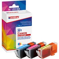 edding EDD-301 cyan, magenta, gelb Druckerpatronen kompatibel zu Canon CLI-526 C/M/Y, 3er-Set edding EDD-301 cyan, magenta, gelb Druckerpatronen kompatibel zu Canon CLI-526 C/M/Y, 3er-Set von Edding
