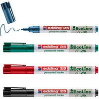 edding 25 EcoLine Permanentmarker farbsortiert 1,0 mm, 4 St. von Edding