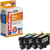 edding EDD-630  schwarz, cyan, magenta, gelb Druckerpatronen kompatibel zu EPSON 603XL Bk/C/M/Y , 4er-Set von Edding
