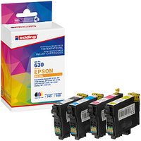 edding EDD-630  schwarz, cyan, magenta, gelb Druckerpatronen kompatibel zu EPSON 603XL Bk/C/M/Y , 4er-Set von Edding