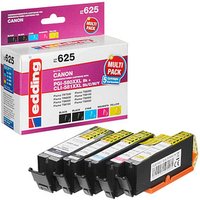 edding EDD-625  2x schwarz, cyan, magenta, gelb Druckerpatronen kompatibel zu Canon PGI-580XXL BK, CLI-581XXL BK/C/M/Y, 5er-Set von Edding