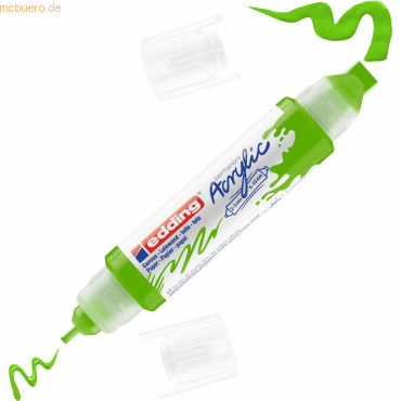 Edding Acrylmarker Double Liner edding 5400 3D gelbgrün Edding Acrylmarker Double Liner edding 5400 3D gelbgrün von Edding