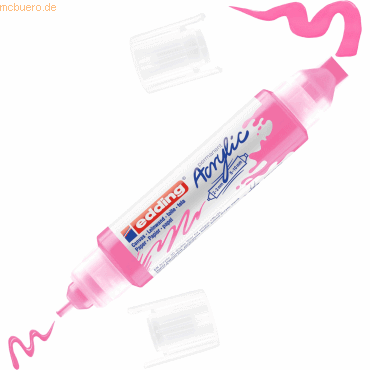 Edding Acrylmarker Double Liner edding 5400 3D neonpink von Edding