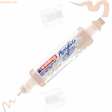 Edding Acrylmarker Double Liner edding 5400 3D warmbeige Edding Acrylmarker Double Liner edding 5400 3D warmbeige von Edding