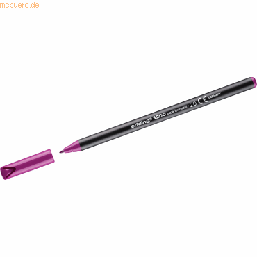 5 x Edding Fasermaler edding 1200 colourpen 1mm rot-violett 5 x Edding Fasermaler edding 1200 colourpen 1mm rot-violett von Edding