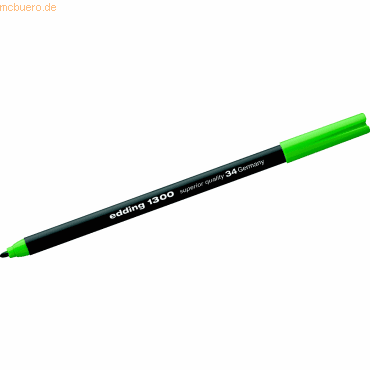 5 x Edding Fasermaler edding 1300 color pen blassgrün von Edding