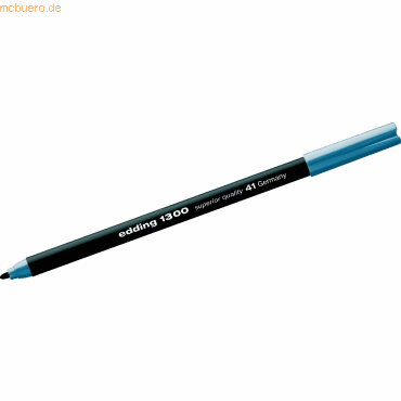 5 x Edding Fasermaler edding 1300 color pen blaugrau von Edding