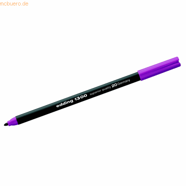 5 x Edding Fasermaler edding 1300 color pen rot violett von Edding