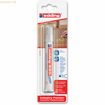 5 x Edding Industriemarker edding 950 weiß Blister 5 x Edding Industriemarker edding 950 weiß Blister von Edding