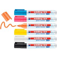 edding 95 Glasboardmarker farbsortiert 1,0 - 5,0 mm, 6 St. edding 95 Glasboardmarker farbsortiert 1,0 - 5,0 mm, 6 St. von Edding