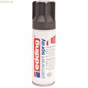 Edding Acryl-Farblack Permanentspray anthrazit seidenmatt Edding Acryl-Farblack Permanentspray anthrazit seidenmatt von Edding