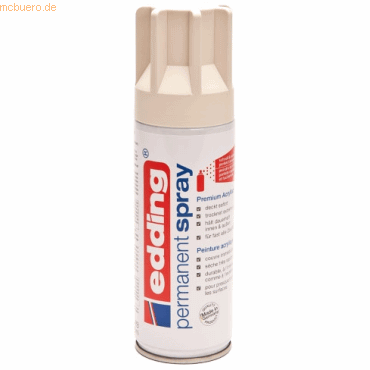 Edding Acryl-Farblack Permanentspray cremeweiß seidenmatt RAL9001 von Edding