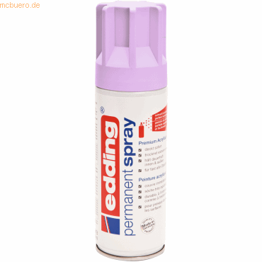 Edding Acryl-Farblack Permanentspray light lavendel von Edding
