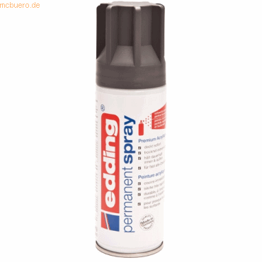 Edding Acryl-Farblack Permanentspray tiefschwarz seidenmatt RAL9005 von Edding