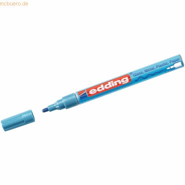 Edding Glanzlack-Marker edding 751 hellblau-metallic Edding Glanzlack-Marker edding 751 hellblau-metallic von Edding