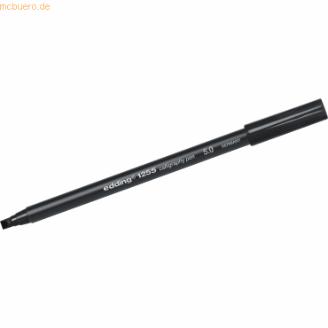 Edding Kalligrafie-Stift edding 1255 5.0mm schwarz von Edding