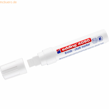 Edding Kreidemarker edding 4090 4-15mm weiß Edding Kreidemarker edding 4090 4-15mm weiß von Edding