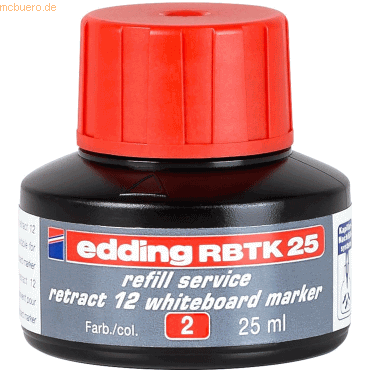Edding Nachfülltinte edding RBTK 25 für edding Boardmarker retract 12 Edding Nachfülltinte edding RBTK 25 für edding Boardmarker retract 12 von Edding