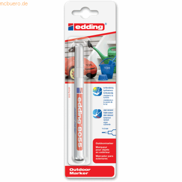 Edding Outdoormarker edding 8055 Blisterverpackung weiß Edding Outdoormarker edding 8055 Blisterverpackung weiß von Edding