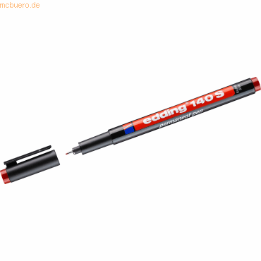 Edding Permanent Pen edding 140 S 0,3mm rot Edding Permanent Pen edding 140 S 0,3mm rot von Edding