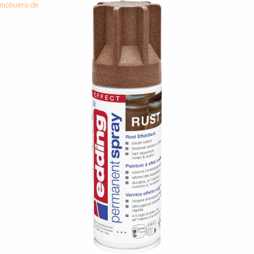 Edding Permanent Spray Rost Effektlack 200ml Edding Permanent Spray Rost Effektlack 200ml von Edding