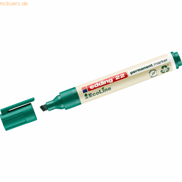 Edding Permanentmarker edding 22 EcoLine nachfüllbar 1-5mm grün Edding Permanentmarker edding 22 EcoLine nachfüllbar 1-5mm grün von Edding