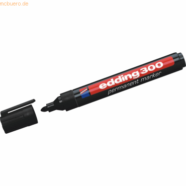Edding Permanentmarker edding 300 schwarz Edding Permanentmarker edding 300 schwarz von Edding