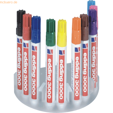 Edding Permanentmarker edding 3000 VE=10 Stück sortiert Edding Permanentmarker edding 3000 VE=10 Stück sortiert von Edding