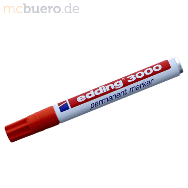 Edding Permanentmarker edding 3000 orange Edding Permanentmarker edding 3000 orange von Edding