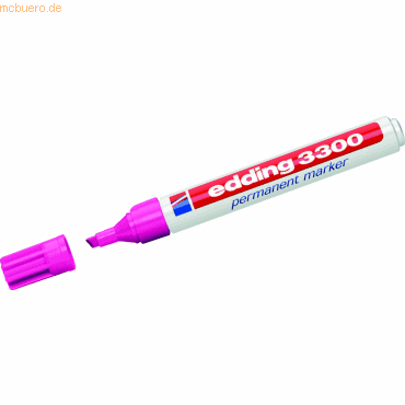 10 x Edding Permanentmarker edding 3300 rosa 10 x Edding Permanentmarker edding 3300 rosa von Edding
