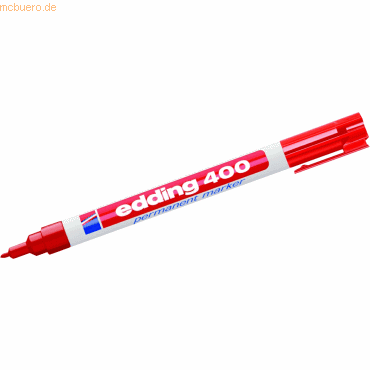 Edding Permanentmarker edding 400 rot Edding Permanentmarker edding 400 rot von Edding