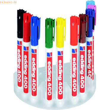 Edding Permanentmarker edding 400 sortiert VE=10 Farben Edding Permanentmarker edding 400 sortiert VE=10 Farben von Edding