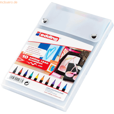 Edding Pinselmaler edding 1340 Brushpen VE=10 Farben Edding Pinselmaler edding 1340 Brushpen VE=10 Farben von Edding