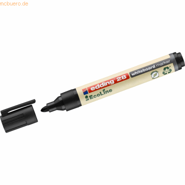 Edding Whiteboardmarker edding 28 EcoLine nachfüllbar 1,5-3mm schwarz Edding Whiteboardmarker edding 28 EcoLine nachfüllbar 1,5-3mm schwarz von Edding