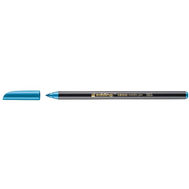 edding 1200 metallic colour pen Metallic-Blau von Edding