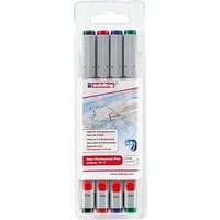 edding 151 Folienstifte-Set farbsortiert non-permanent 4 St. edding 151 Folienstifte-Set farbsortiert non-permanent 4 St. von Edding